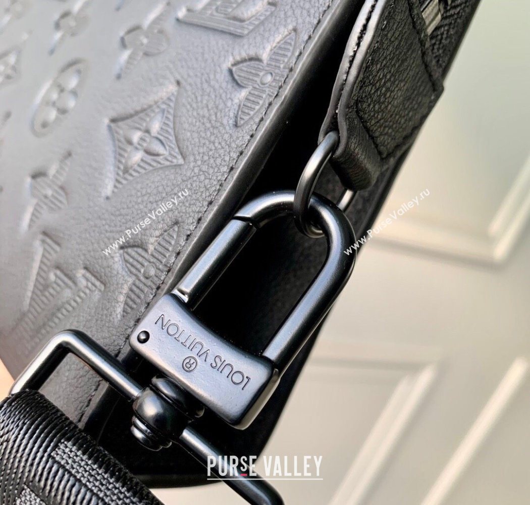 Louis Vuitton Mens Gaston Wearable Wallet in Monogram Shadow Leather M81115 Black 2025 (KI-250702039)