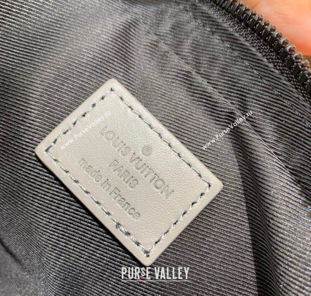 Louis Vuitton Mens Duo Messenger Bag in Monogram Shadow Leather Grey M46104 2025 (KI-250702040)