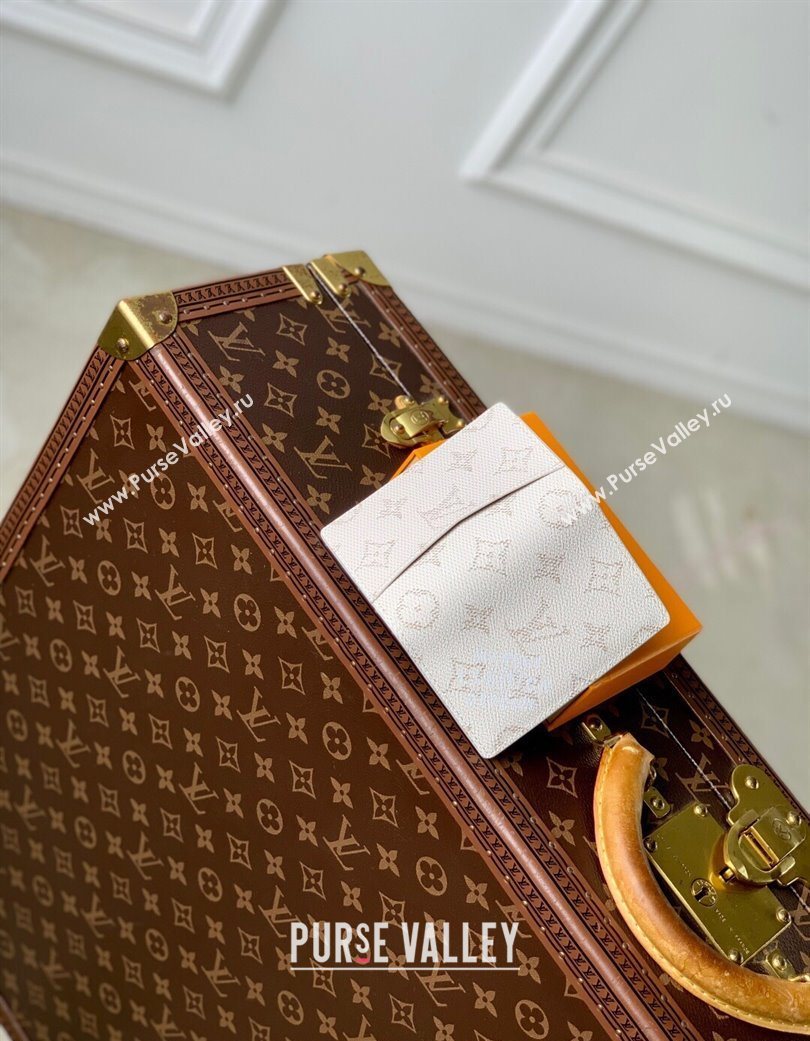 Louis Vuitton Pocket Organizer Wallet in Monogram Heritage Canvas M14689 Off-White 2025 (KI-250701104)