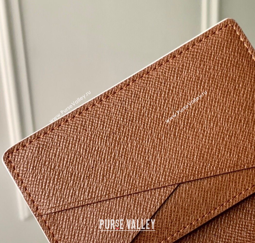 Louis Vuitton Pocket Organizer Wallet in Monogram Heritage Canvas M14689 Off-White 2025 (KI-250701104)