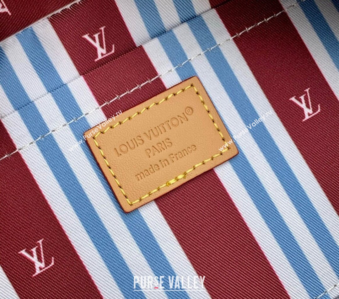 Louis Vuitton Mens Locker Dopp Kit Cluch in Monogram Heritage Canvas M14839 Off-White 2025 (KI-250701107)