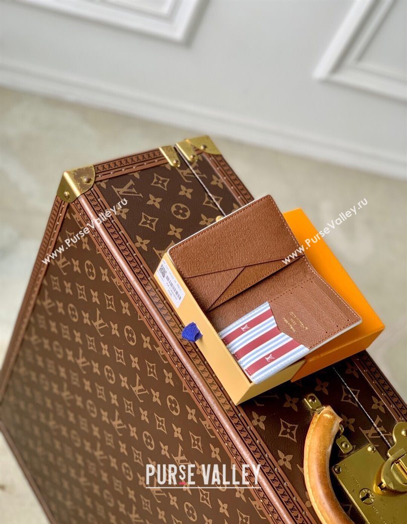 Louis Vuitton Pocket Organizer Wallet in Monogram Heritage Canvas M14689 Off-White 2025 (KI-250701104)