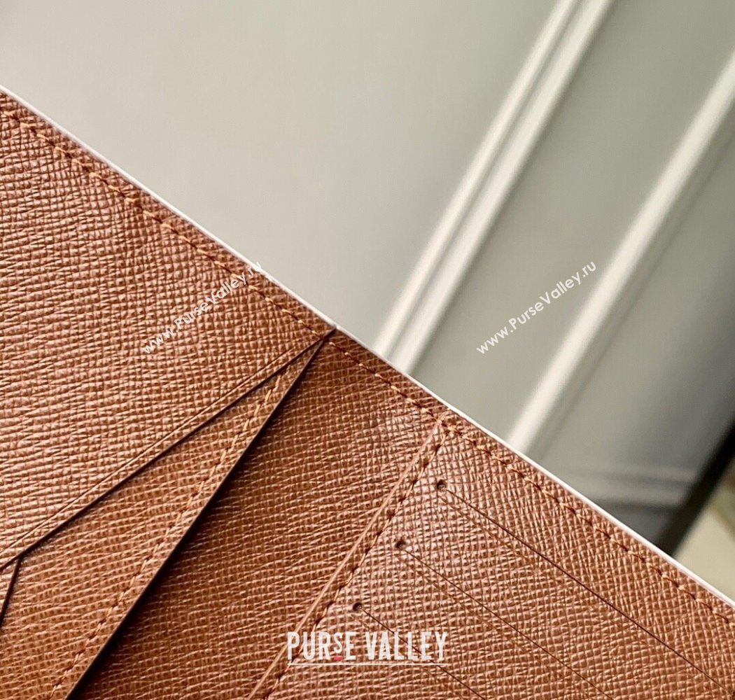 Louis Vuitton Pocket Organizer Wallet in Monogram Heritage Canvas M14689 Off-White 2025 (KI-250701104)