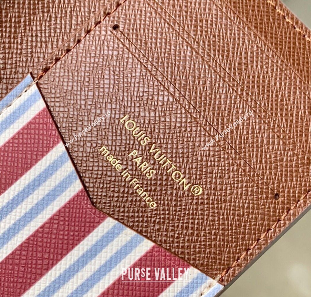 Louis Vuitton Pocket Organizer Wallet in Monogram Heritage Canvas M14689 Off-White 2025 (KI-250701104)