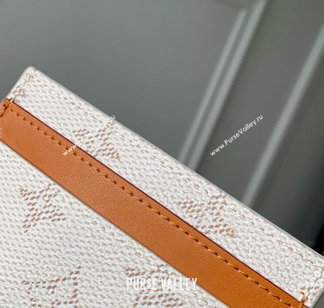 Louis Vuitton Double Card Holder Wallet in Monogram Heritage Canvas M14766 Off-White 2025 (KI-250701106)