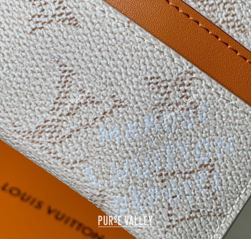 Louis Vuitton Double Card Holder Wallet in Monogram Heritage Canvas M14766 Off-White 2025 (KI-250701106)