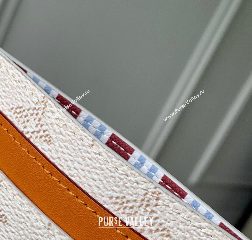 Louis Vuitton Double Card Holder Wallet in Monogram Heritage Canvas M14766 Off-White 2025 (KI-250701106)