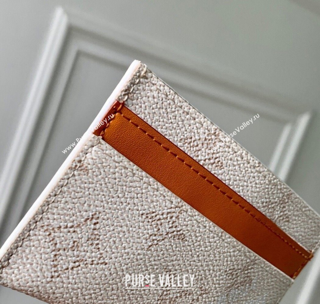 Louis Vuitton Double Card Holder Wallet in Monogram Heritage Canvas M14766 Off-White 2025 (KI-250701106)