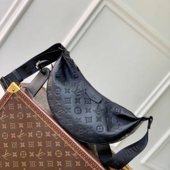 Louis Vuitton Mens Hamac Bag PM in Black Monogram Shadow Leather 2025 M12510 (KI-250702002)