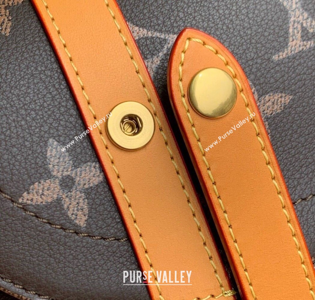 Louis Vuitton Mens Christopher MM Backpack Bag in Monogram Canvas and Leather Apricot 2025 M14038 (KI-250702018)