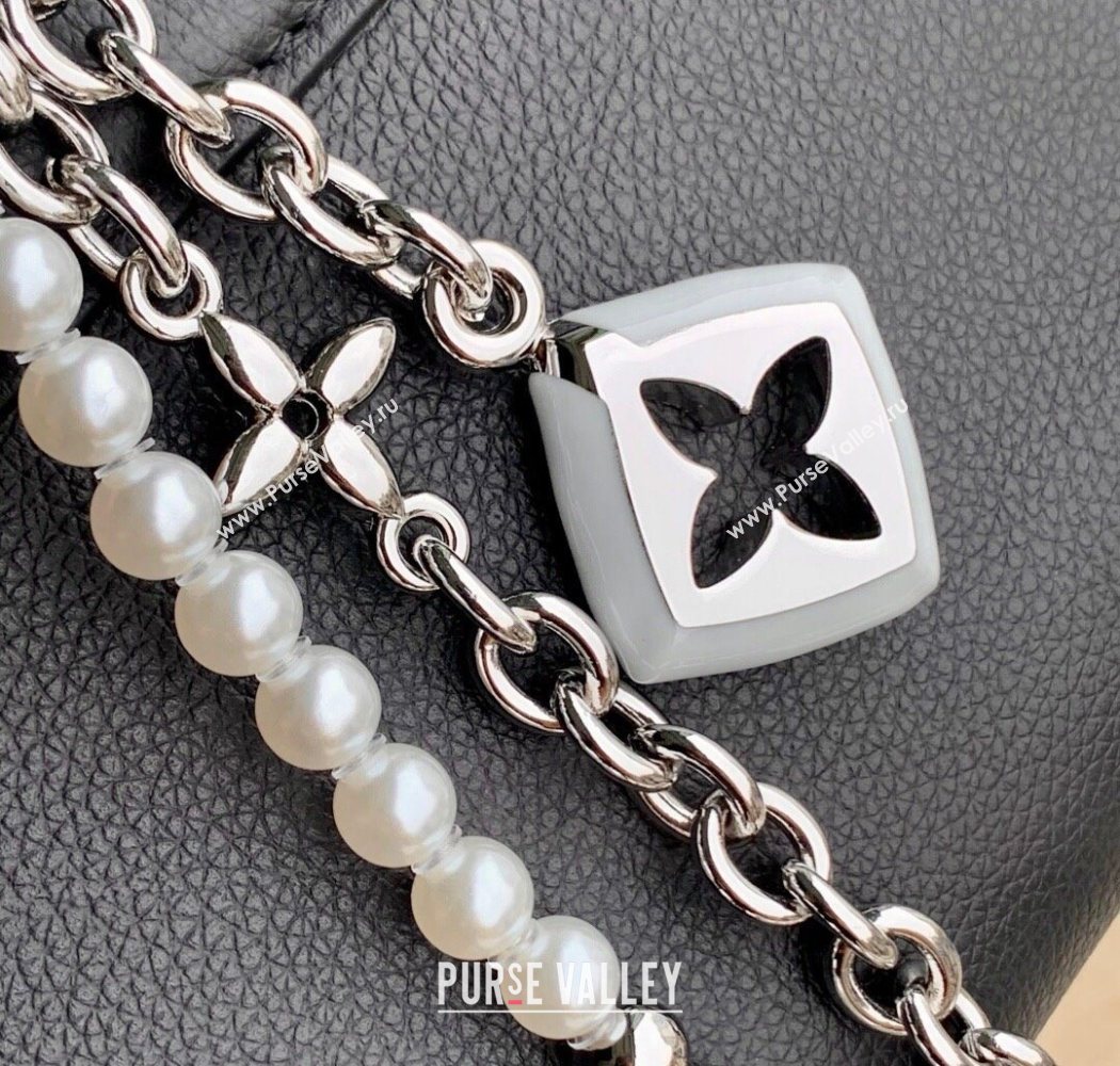 Louis Vuitton Twist PM Slim bag in Leather Black 2025 M14636 (KI-250702019)