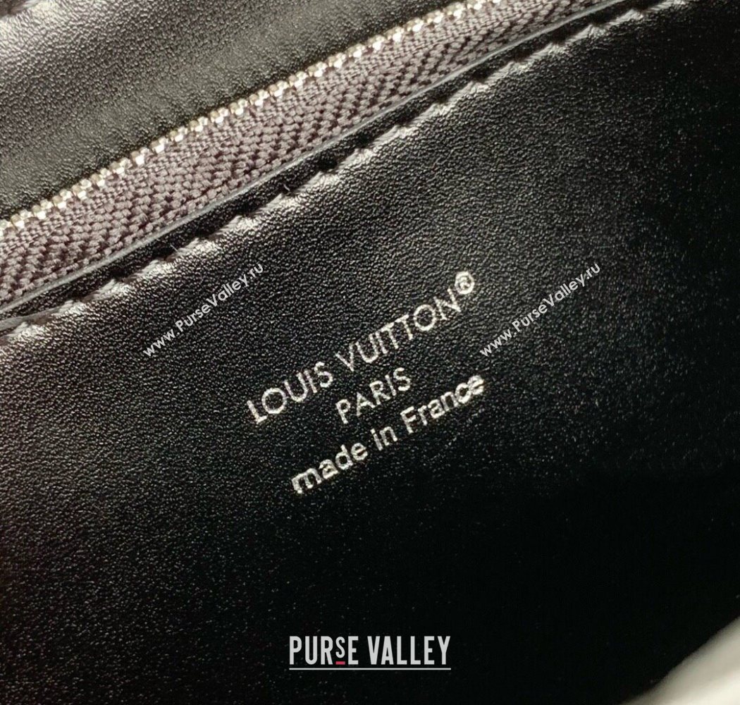 Louis Vuitton Twist PM Slim bag in Leather Black 2025 M14636 (KI-250702019)