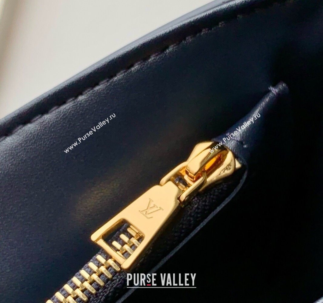 Louis Vuitton Twist MM Slim bag in Leather Navy Blue 2025 M14342 (KI-250702020)