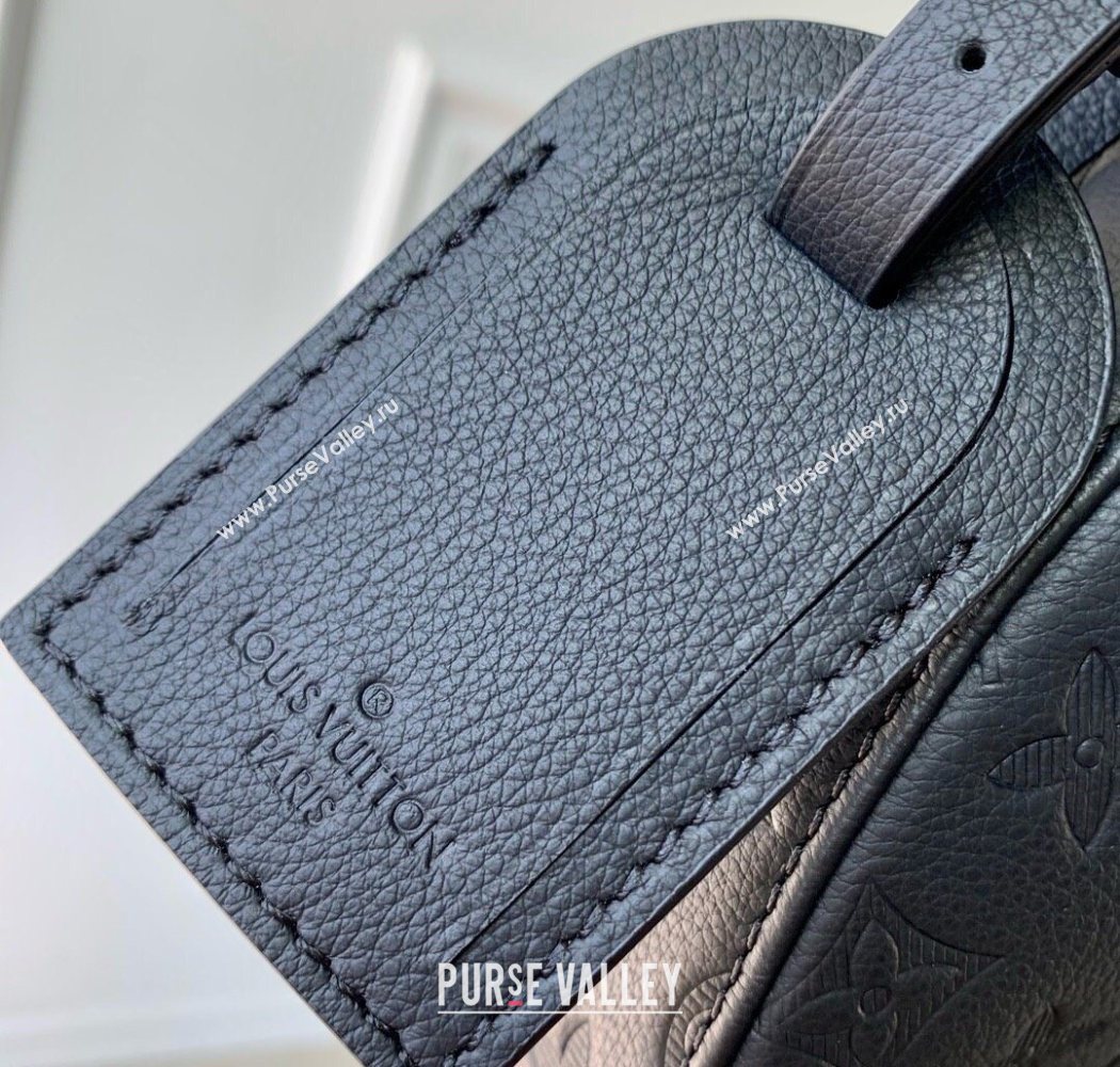Louis Vuitton Mens Hamac Bag PM in Black Monogram Shadow Leather 2025 M12510 (KI-250702002)