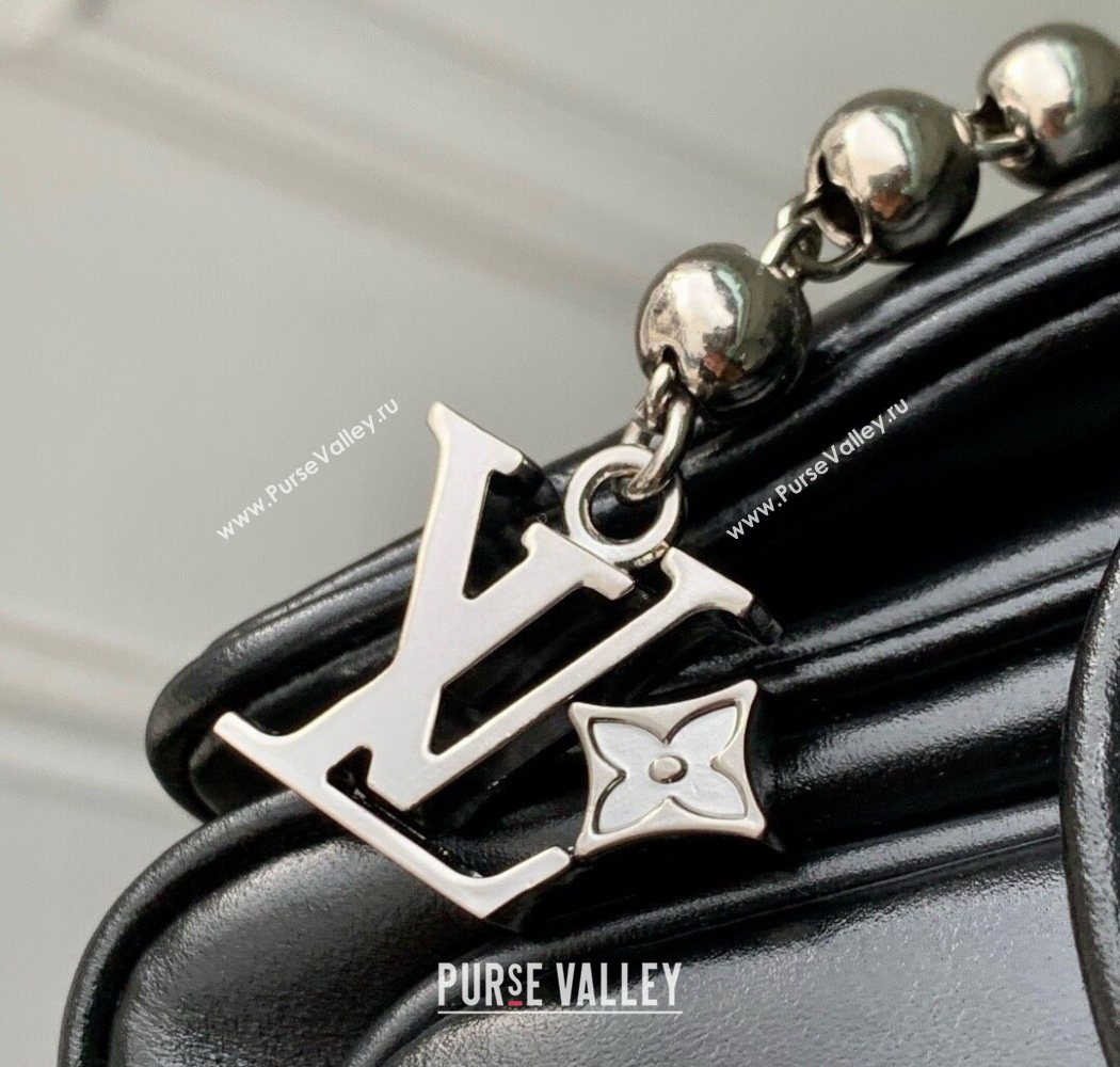 Louis Vuitton Mens Cargo Wearable Wallet Mini Bag Black Calf leather 2025 M13989 (KI-250702022)