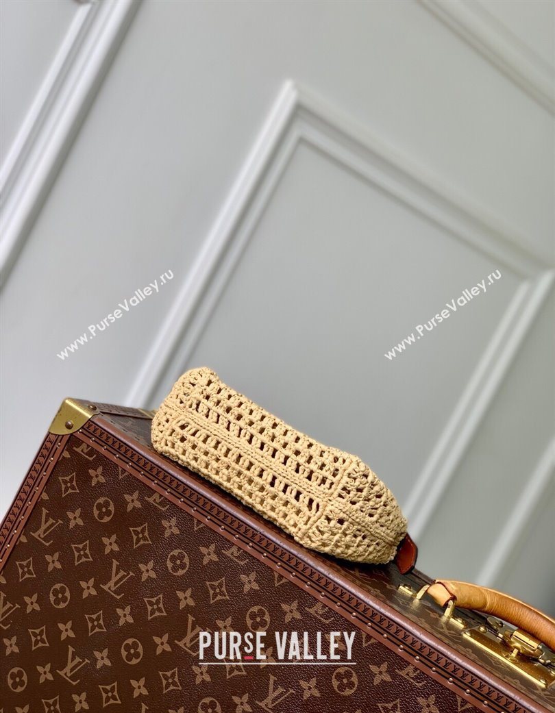 Louis Vuitton Hills Pochette Mini Bag Raffia Straw M14304 2025 (KI-250702003)