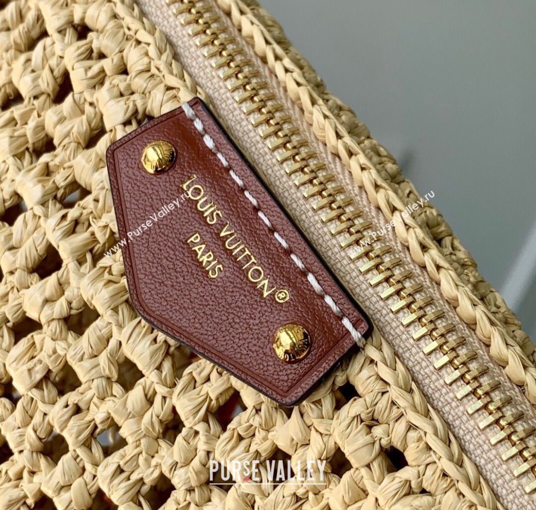 Louis Vuitton Hills Pochette Mini Bag Raffia Straw M14304 2025 (KI-250702003)