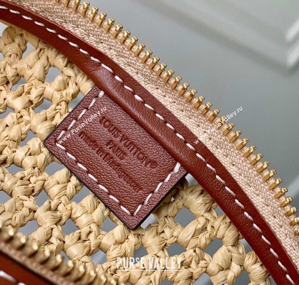 Louis Vuitton Hills Pochette Mini Bag Raffia Straw M14304 2025 (KI-250702003)