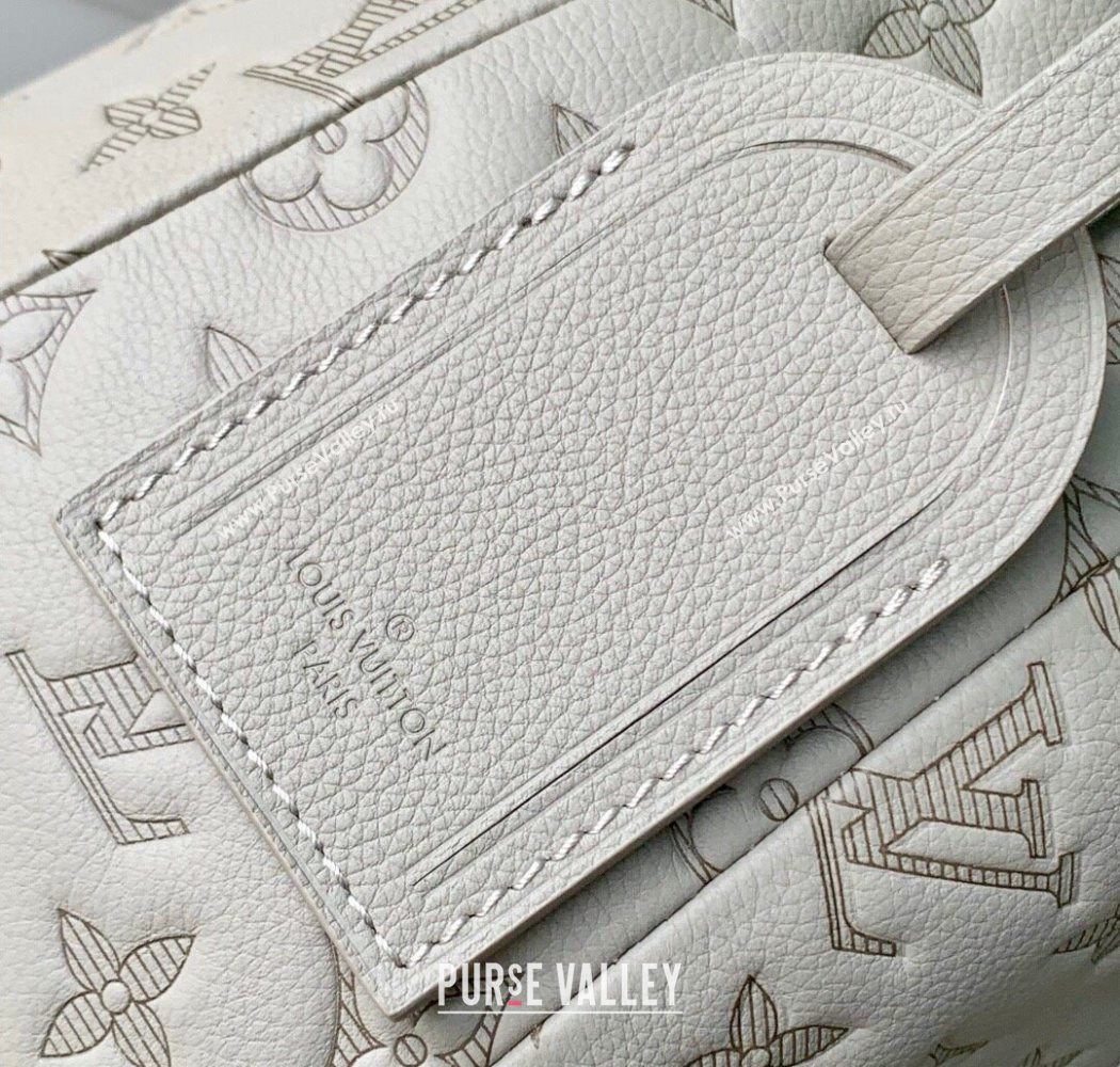 Louis Vuitton Hobo Hamac Bag in Sand Grey Monogram Shadow Leather M24468 2025 (KI-250702001)