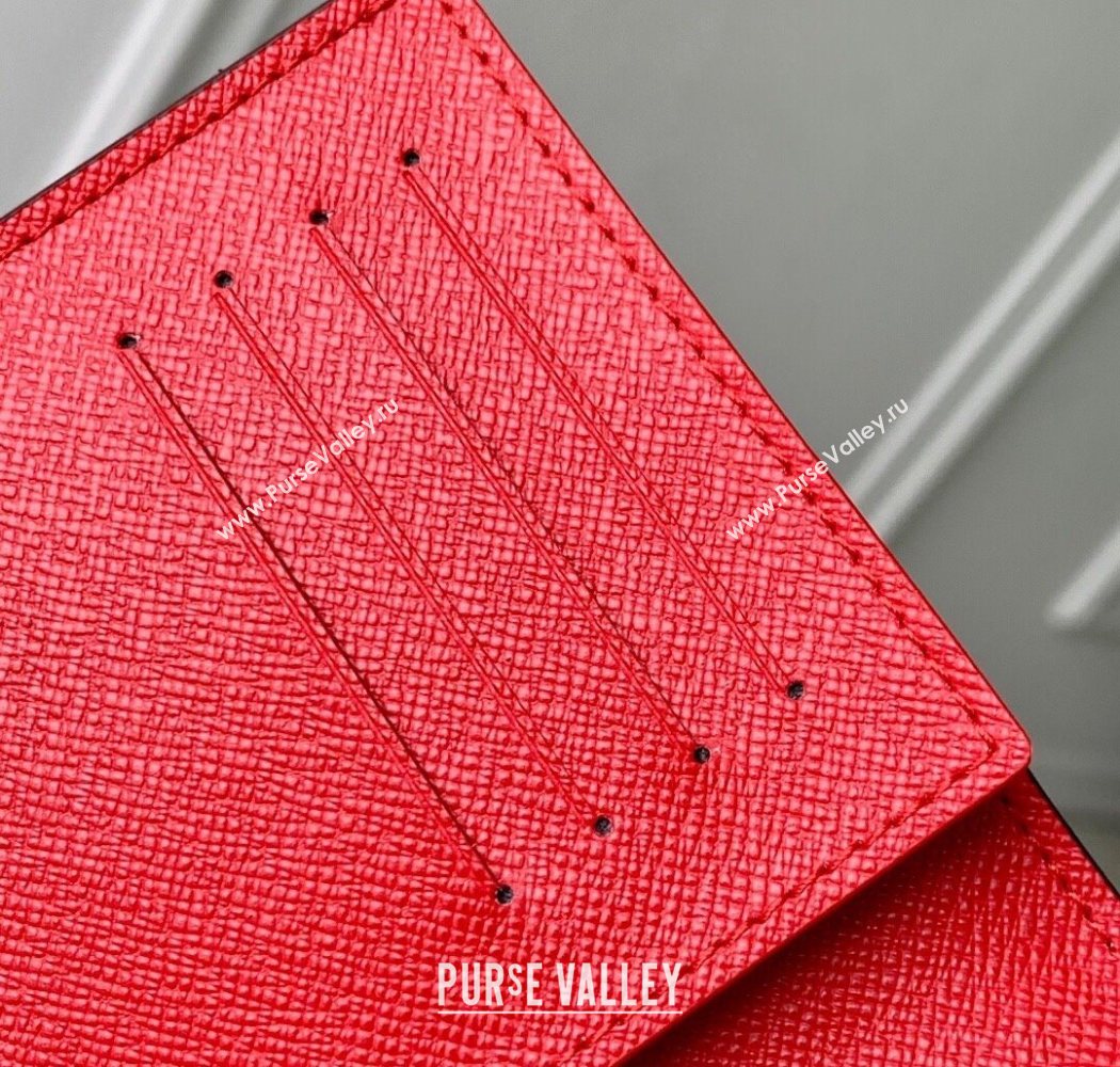 Louis Vuitton LV x TM Passport Cover in Cherry Monogram Canvas M13424 Brown 2025 (KI-250702005)