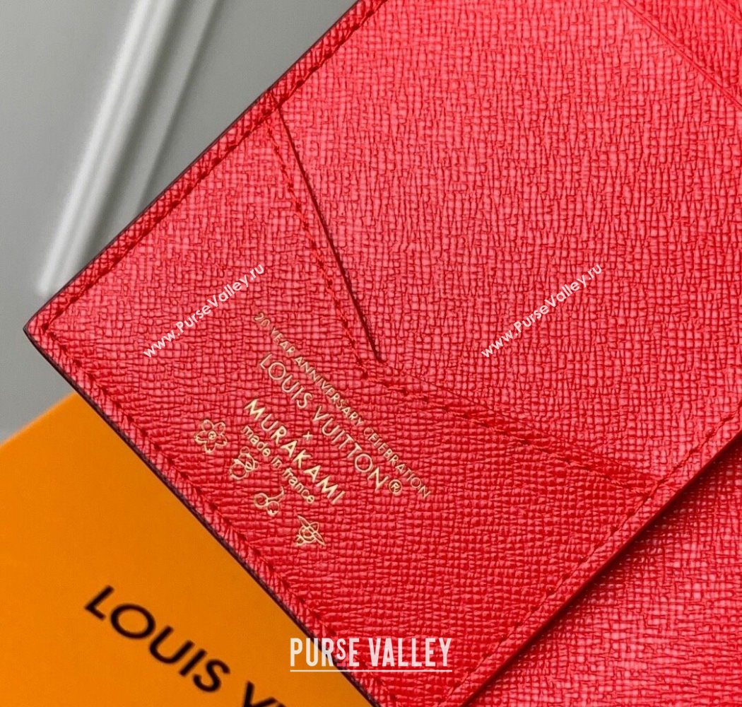 Louis Vuitton LV x TM Passport Cover in Cherry Monogram Canvas M13424 Brown 2025 (KI-250702005)