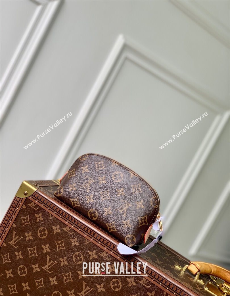 Louis Vuitton LV x TM Cosmetic Pouch in Cherry Monogram Canvas M47515 Brown 2025 (KI-250702006)