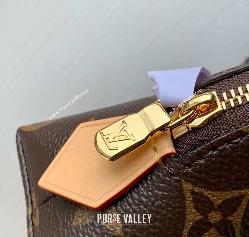 Louis Vuitton LV x TM Cosmetic Pouch in Cherry Monogram Canvas M47515 Brown 2025 (KI-250702006)