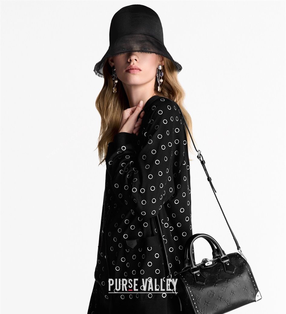 Louis Vuitton Speedy Trunk 20 bag in Black Monogram Leather M14575 2025 (KI-250702007)