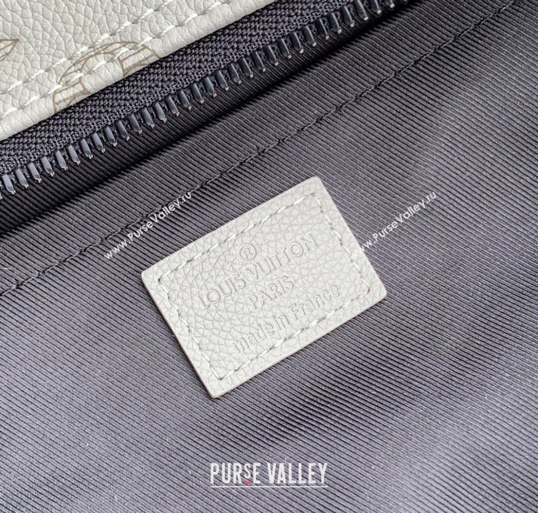 Louis Vuitton Hobo Hamac Bag in Sand Grey Monogram Shadow Leather M24468 2025 (KI-250702001)