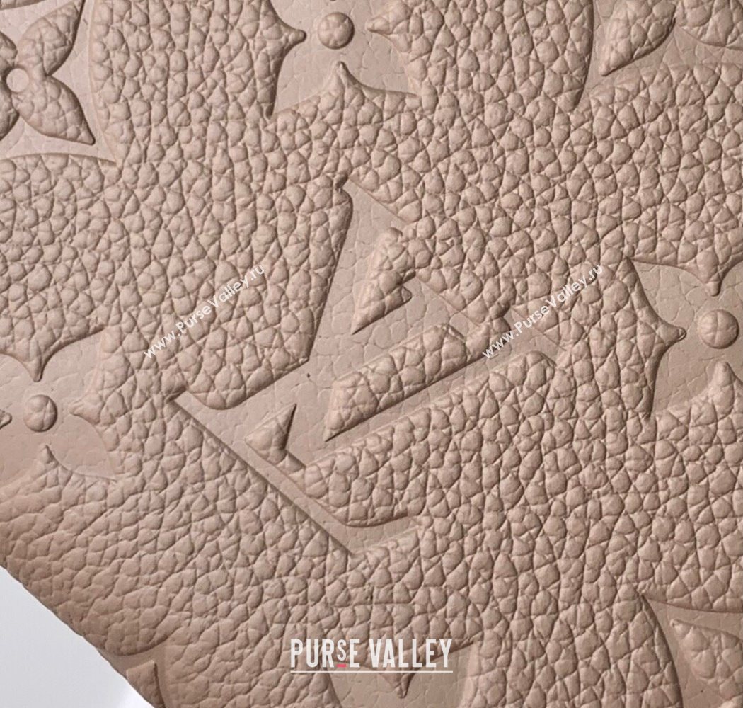 Louis Vuitton Zippy Coin Purse Wallet in Beige Monogram Empreinte Calf Leather M60574 2025 (KI-250701109)