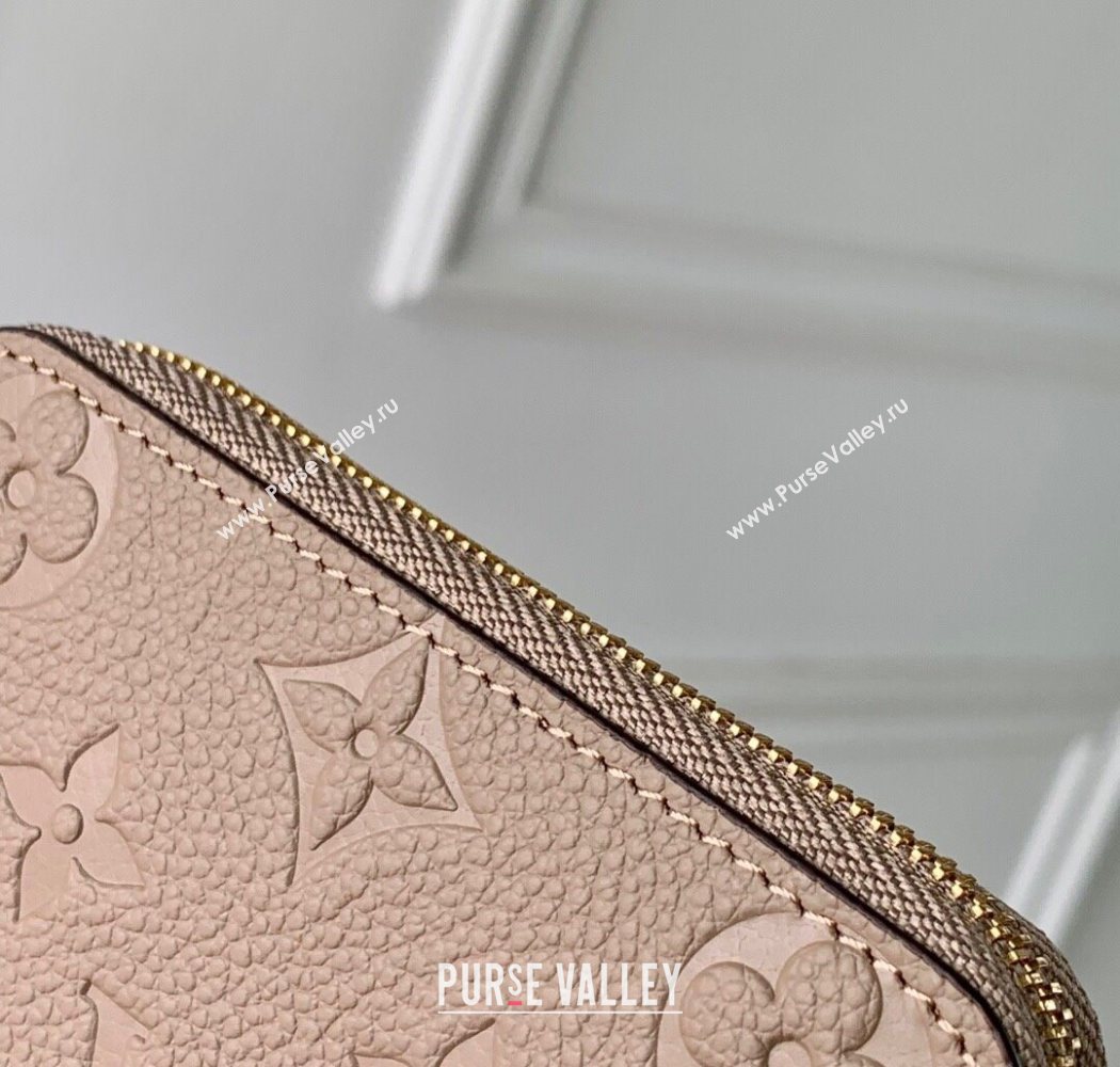 Louis Vuitton Zippy Coin Purse Wallet in Beige Monogram Empreinte Calf Leather M60574 2025 (KI-250701109)