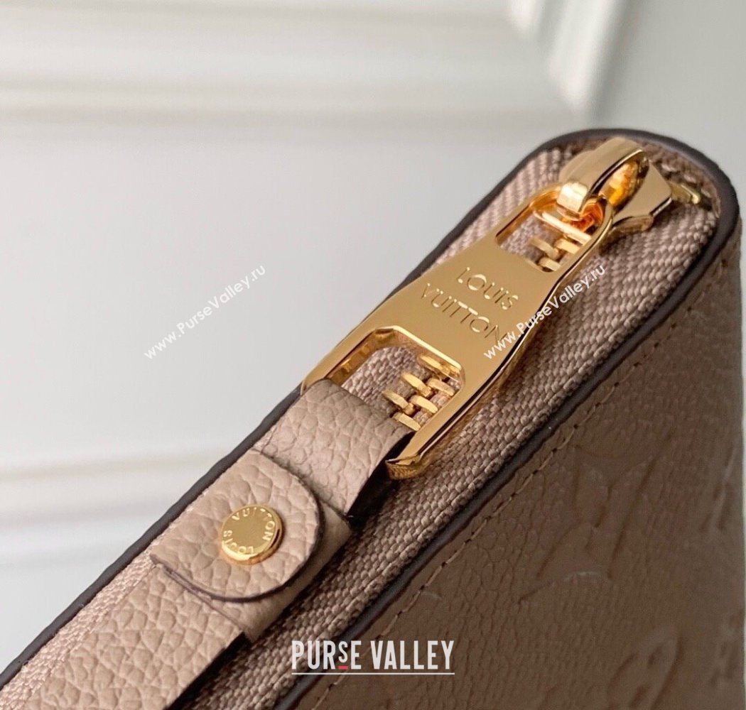Louis Vuitton Zippy Wallet in Beige Monogram Empreinte Leather M69034 2025 (KI-250701110)