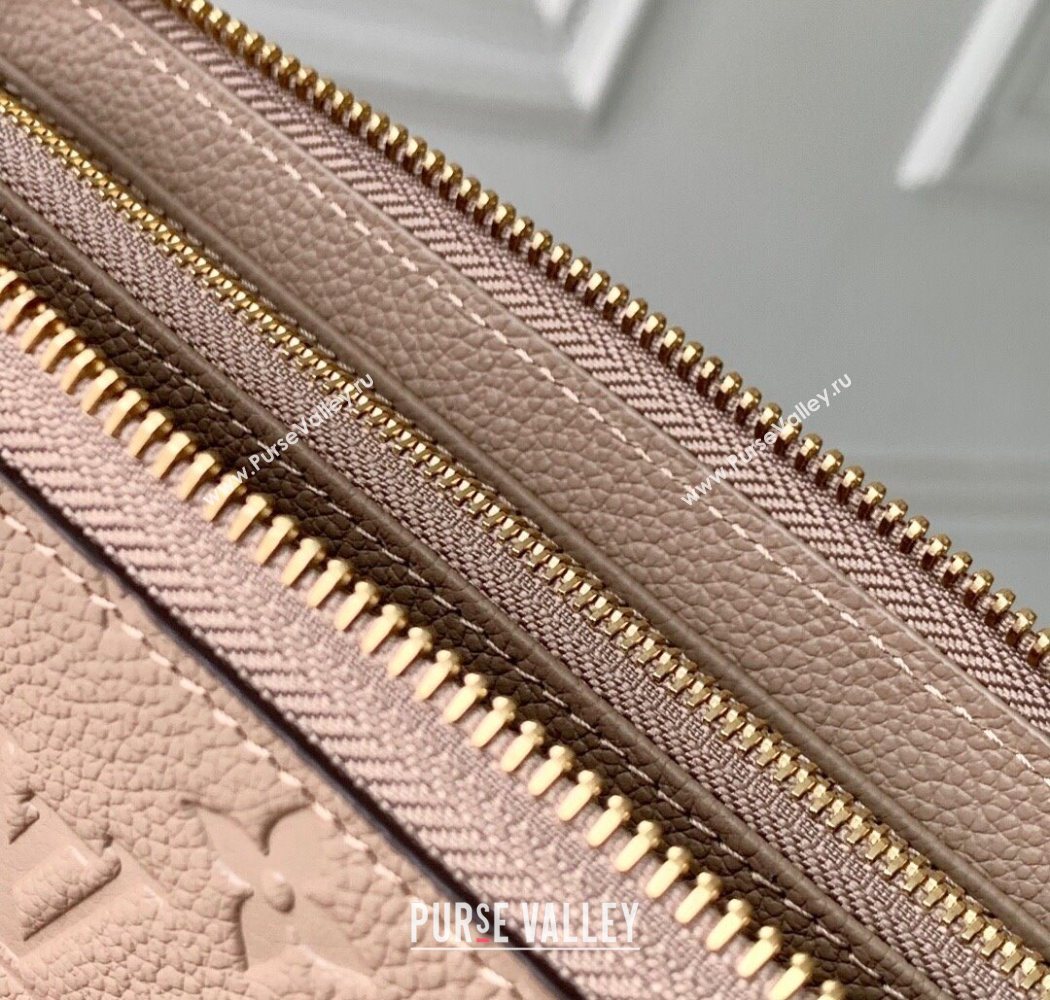 Louis Vuitton Zippy Wallet in Beige Monogram Empreinte Leather M69034 2025 (KI-250701110)