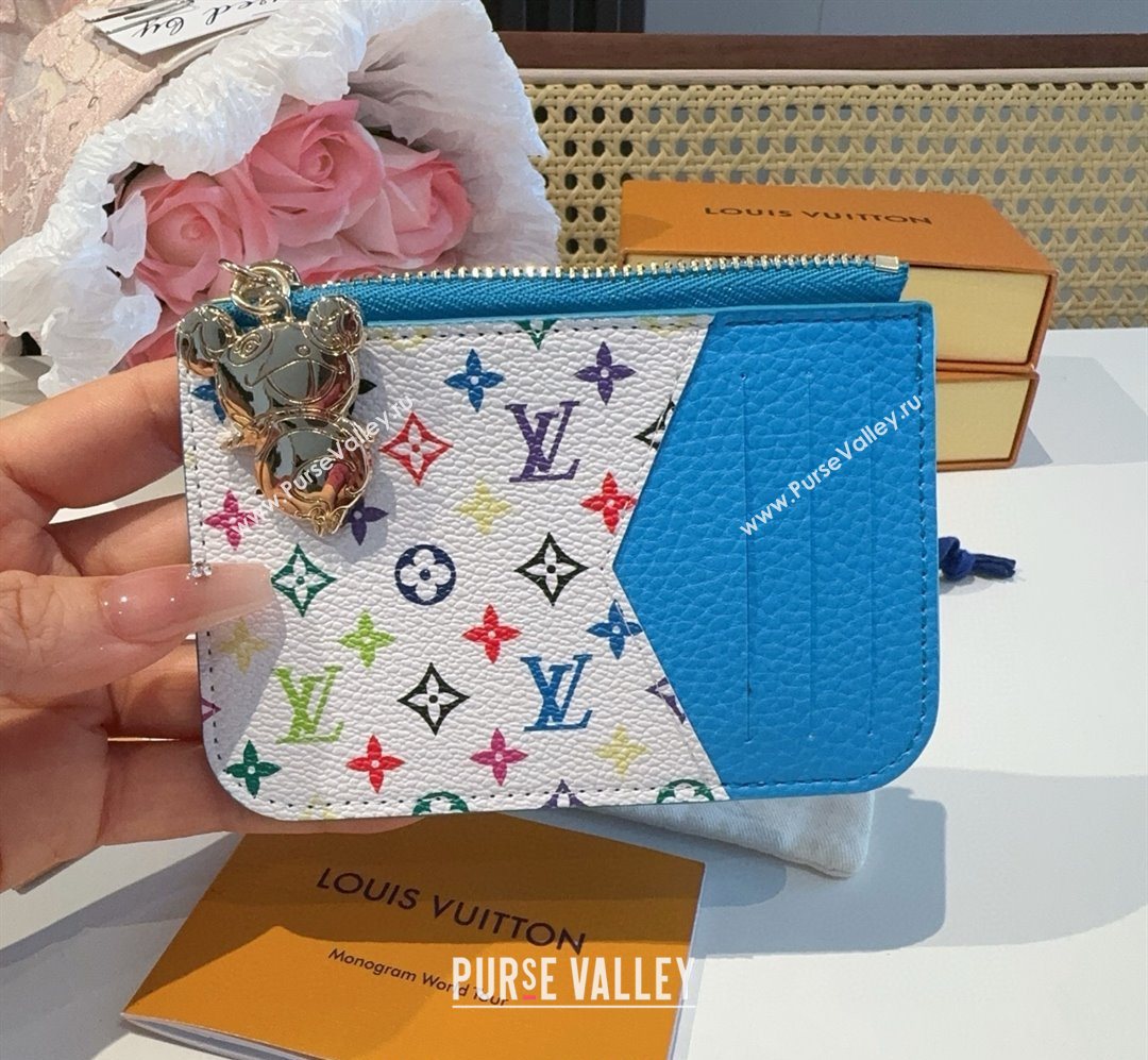 Louis Vuitton LV x TM Romy Card Holder Wallet Blue 2025 0722 (XMN-250722074)