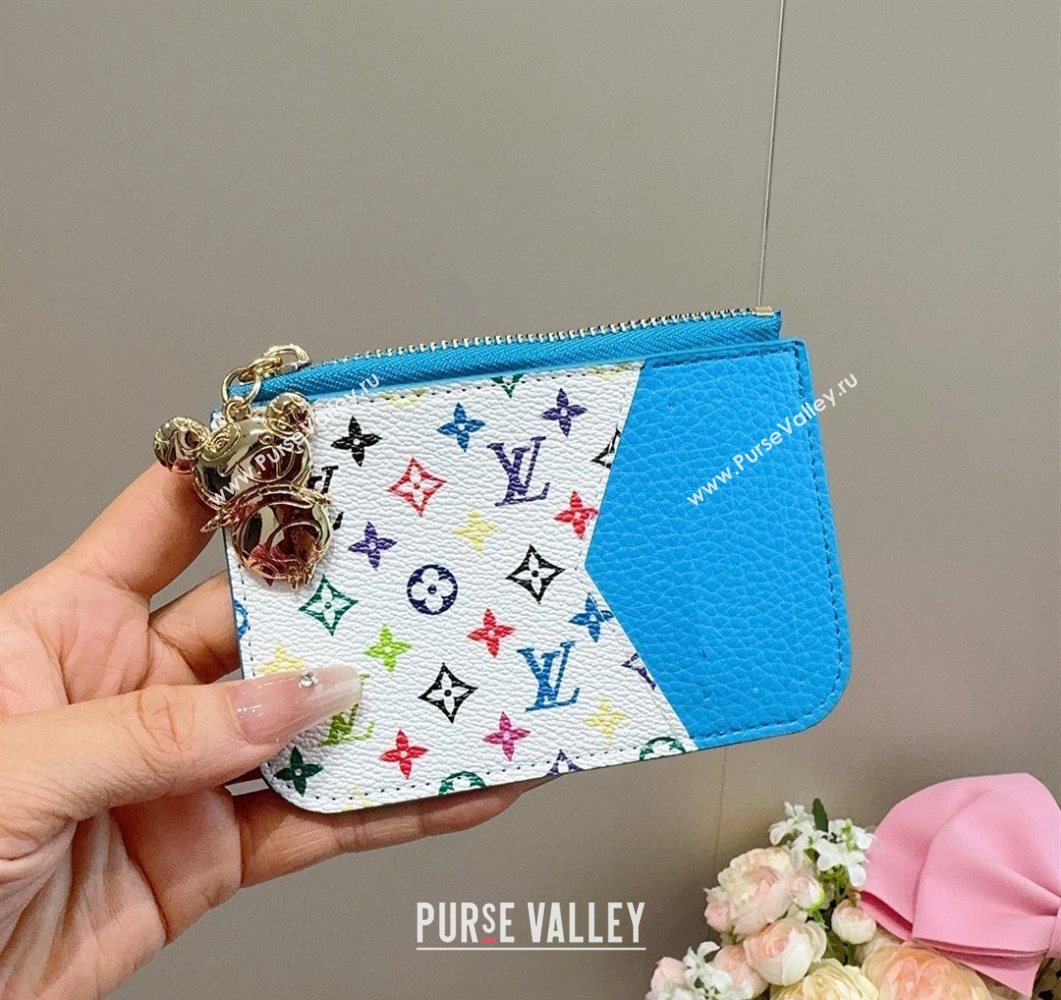 Louis Vuitton LV x TM Romy Card Holder Wallet Blue 2025 0722 (XMN-250722074)