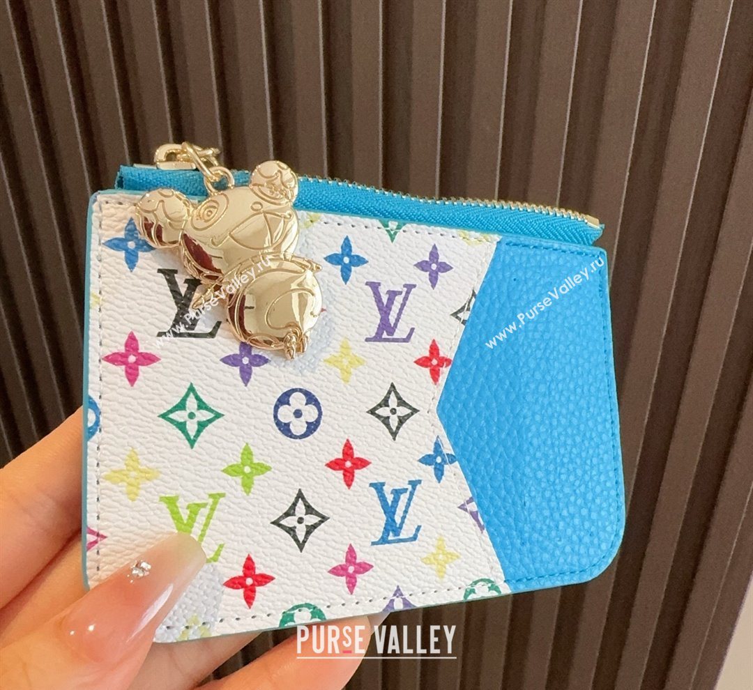 Louis Vuitton LV x TM Romy Card Holder Wallet Blue 2025 0722 (XMN-250722074)