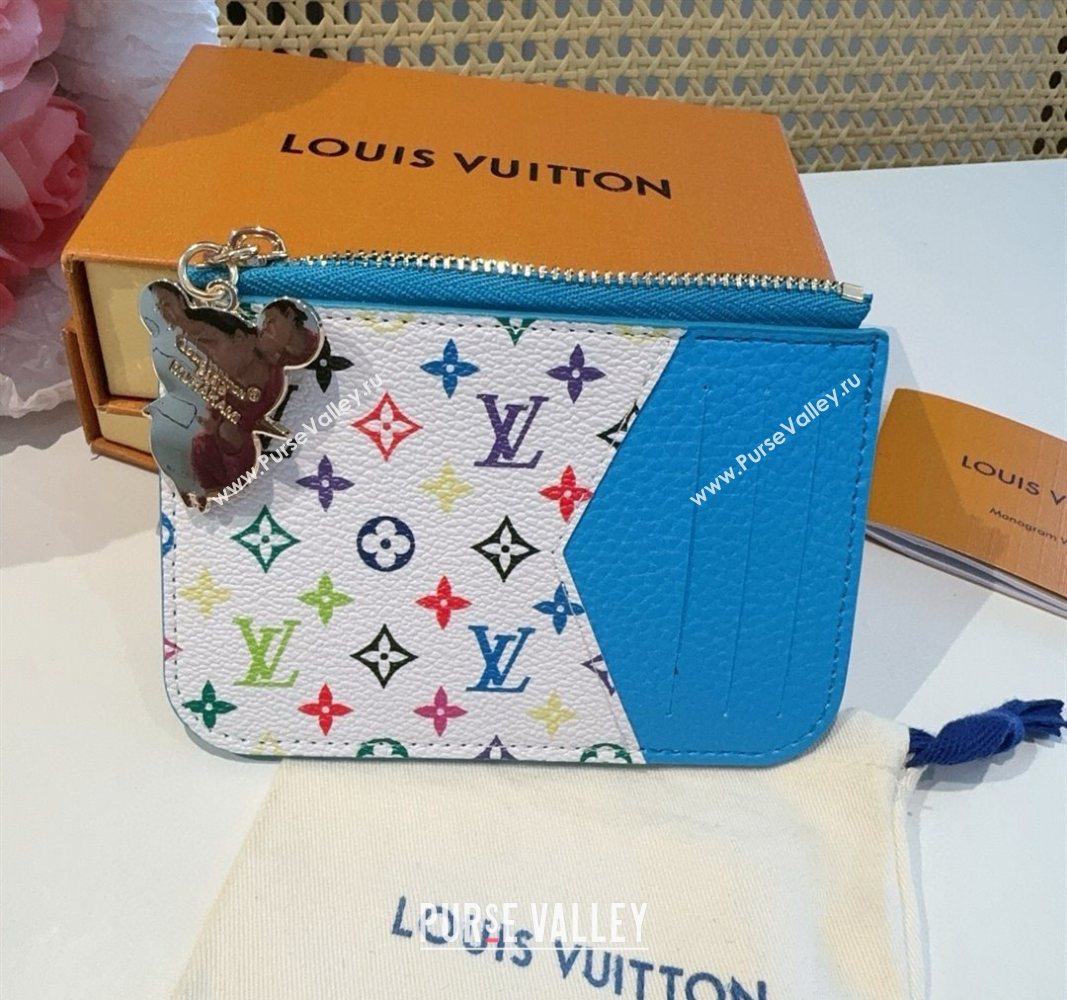 Louis Vuitton LV x TM Romy Card Holder Wallet Blue 2025 0722 (XMN-250722074)