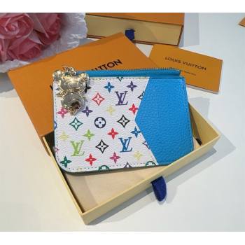 Louis Vuitton LV x TM Romy Card Holder Wallet Blue 2025 0722 (XMN-250722074)