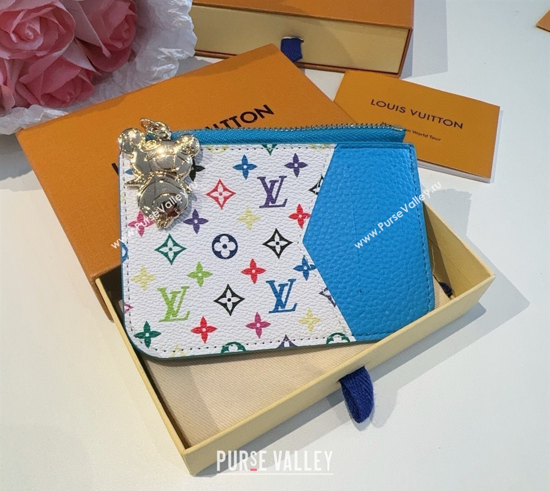 Louis Vuitton LV x TM Romy Card Holder Wallet Blue 2025 0722 (XMN-250722074)