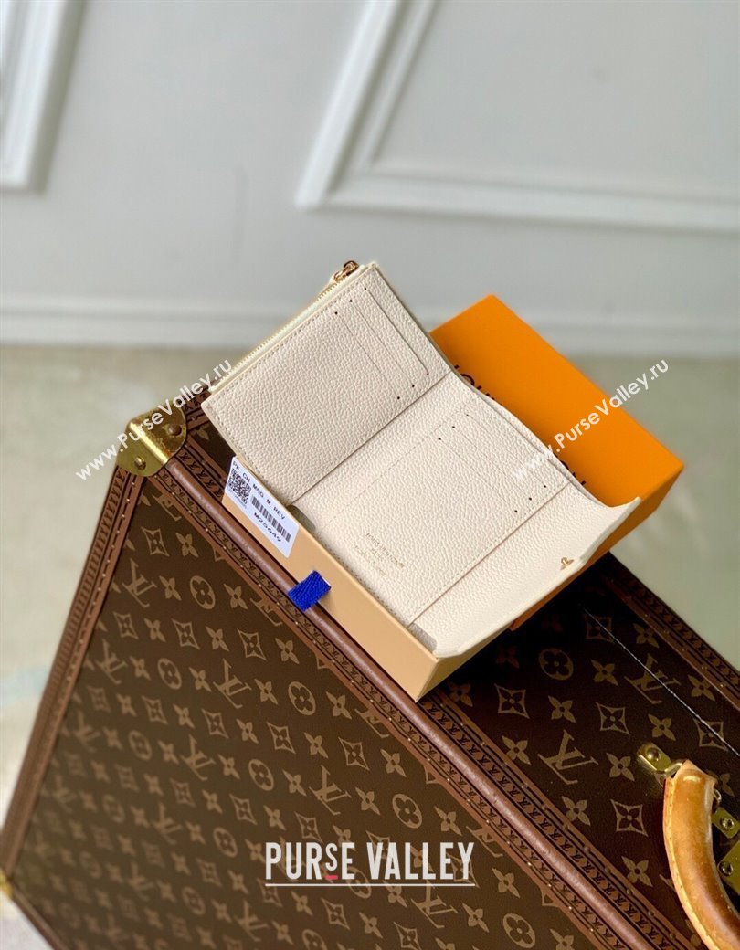 Louis Vuitton Victorine Wallet in Dream Beige Embossed Leather M25649 2025 (KI-2508110034)