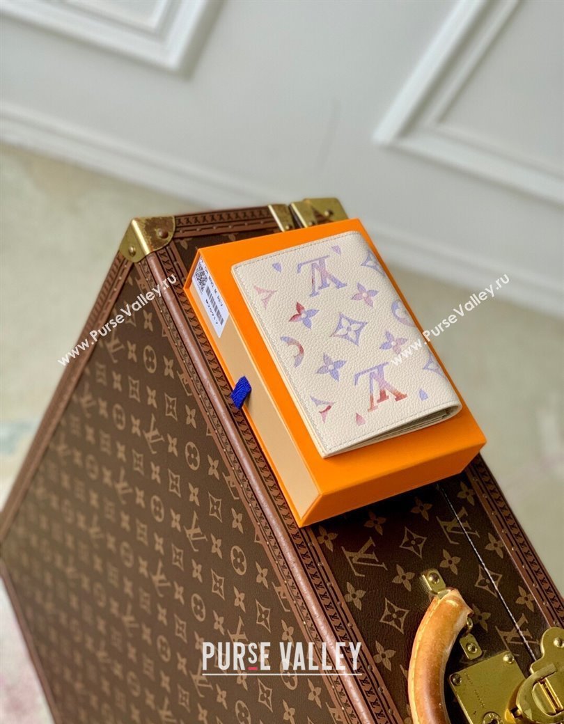 Louis Vuitton Passport Cover in Dream Beige Embossed Leather M25917 2025 (KI-2508110035)