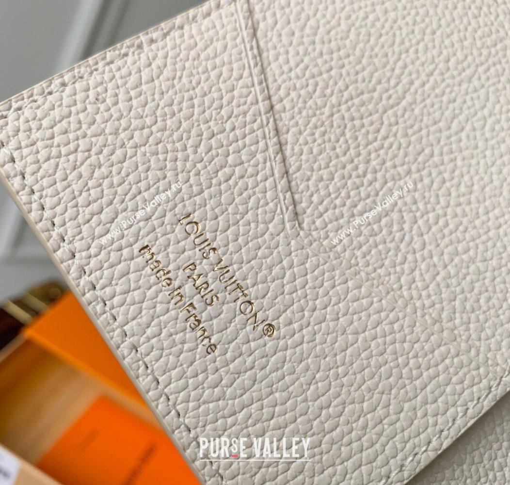 Louis Vuitton Passport Cover in Dream Beige Embossed Leather M25917 2025 (KI-2508110035)