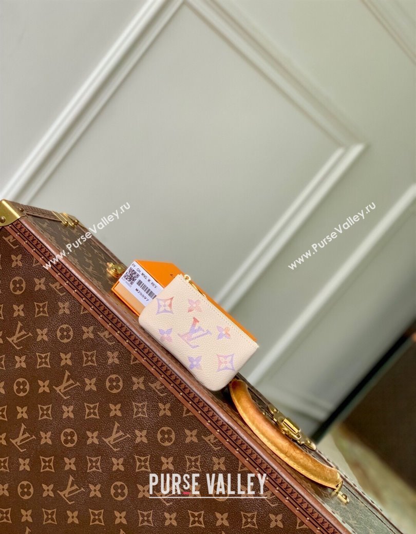 Louis Vuitton Key Pouch in Dream Beige Embossed Leather M25597 2025 (KI-2508110036)