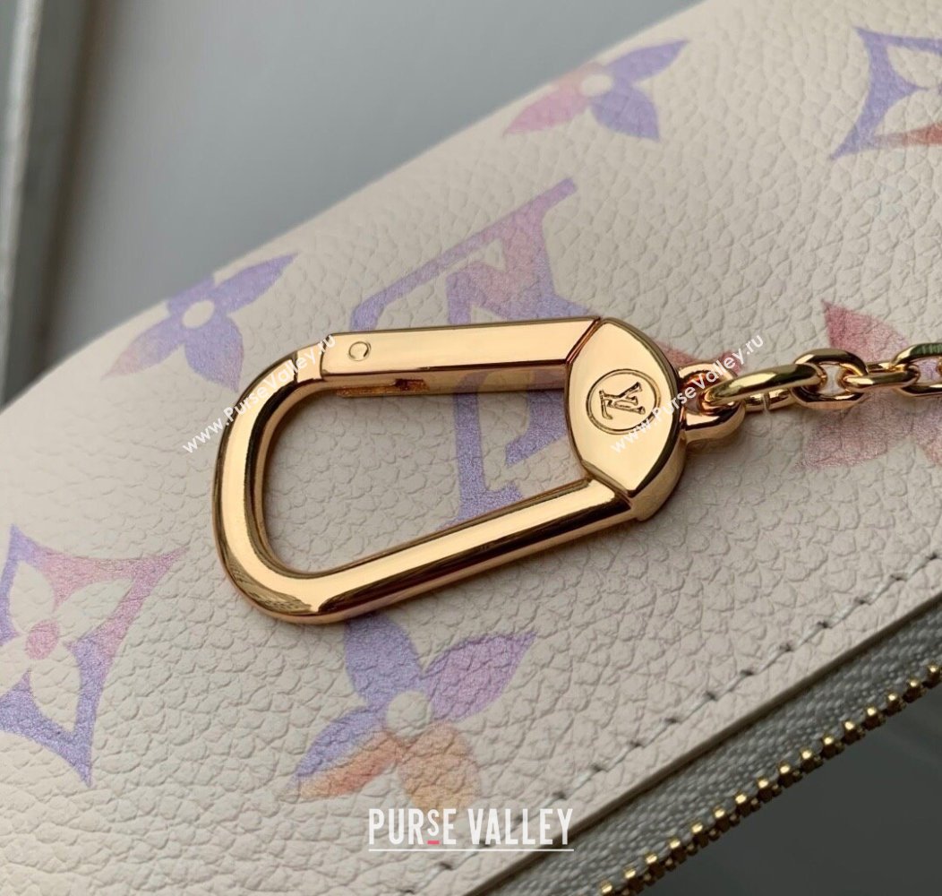 Louis Vuitton Key Pouch in Dream Beige Embossed Leather M25597 2025 (KI-2508110036)