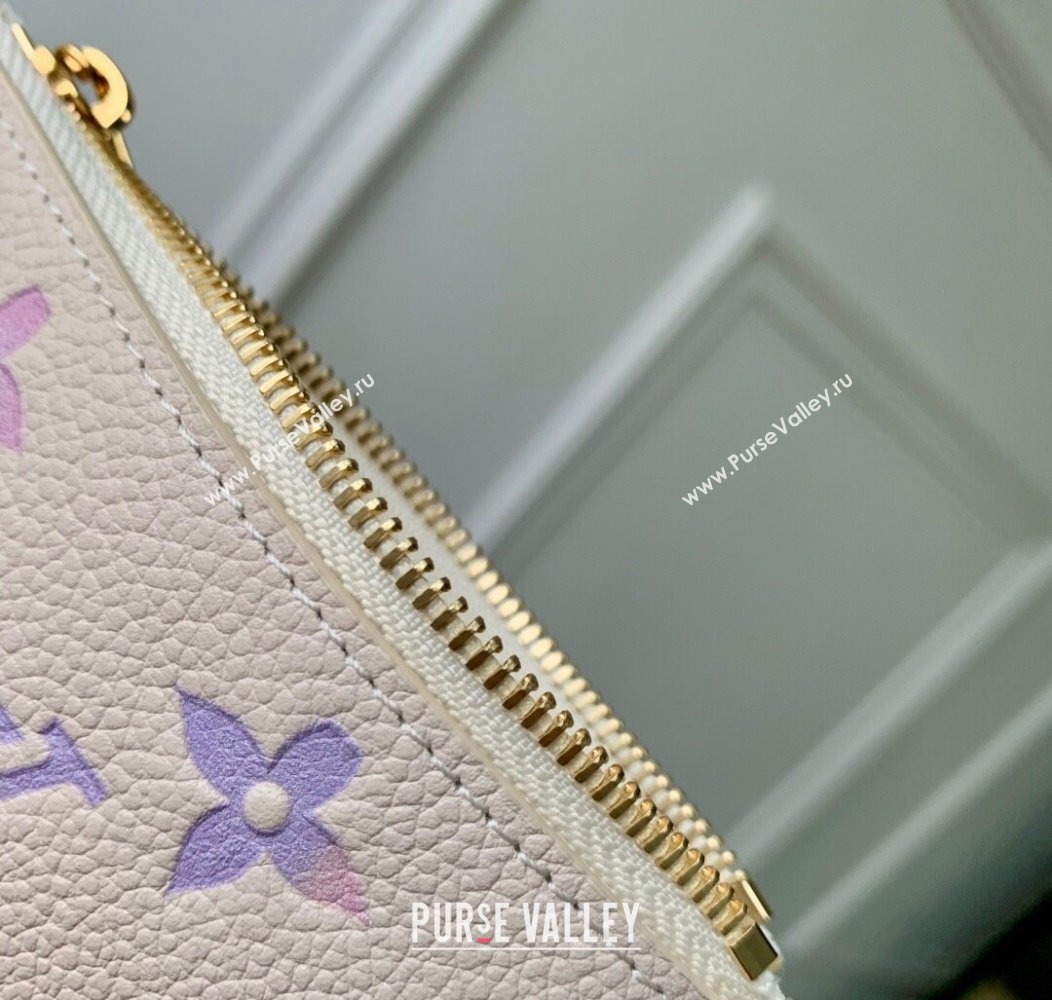 Louis Vuitton Key Pouch in Dream Beige Embossed Leather M25597 2025 (KI-2508110036)