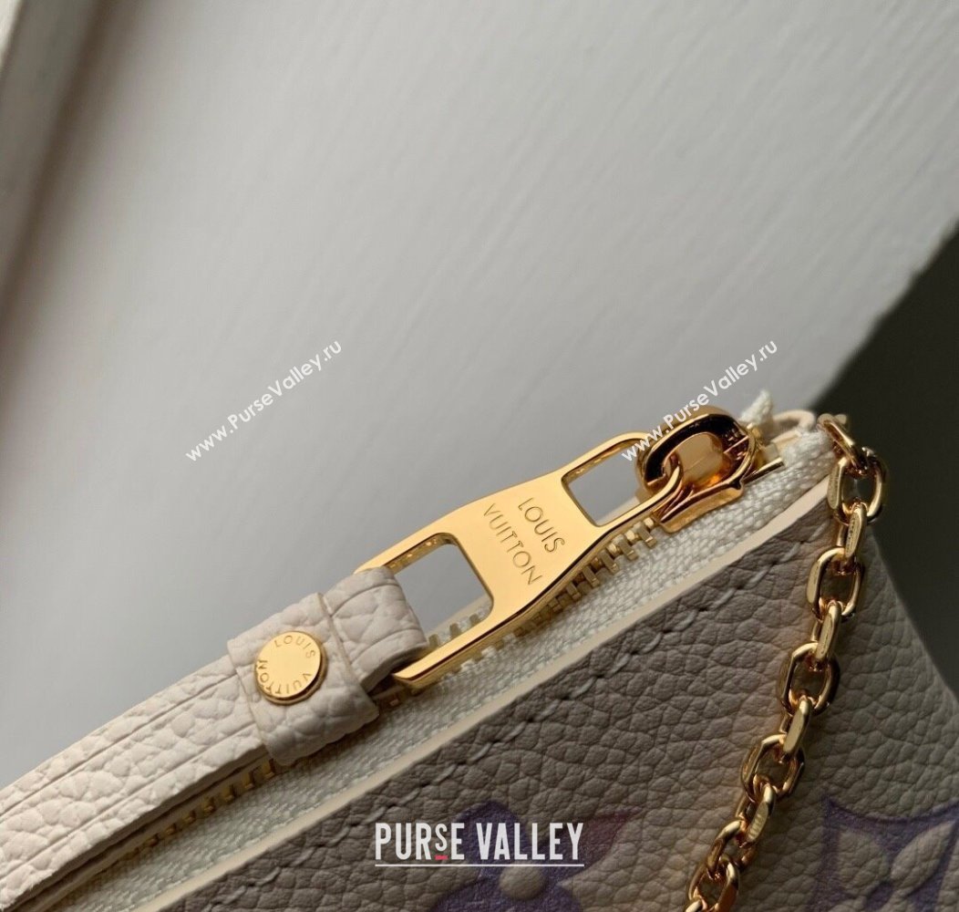 Louis Vuitton Key Pouch in Dream Beige Embossed Leather M25597 2025 (KI-2508110036)