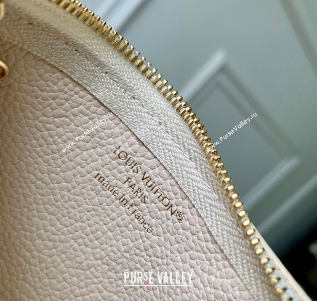 Louis Vuitton Key Pouch in Dream Beige Embossed Leather M25597 2025 (KI-2508110036)