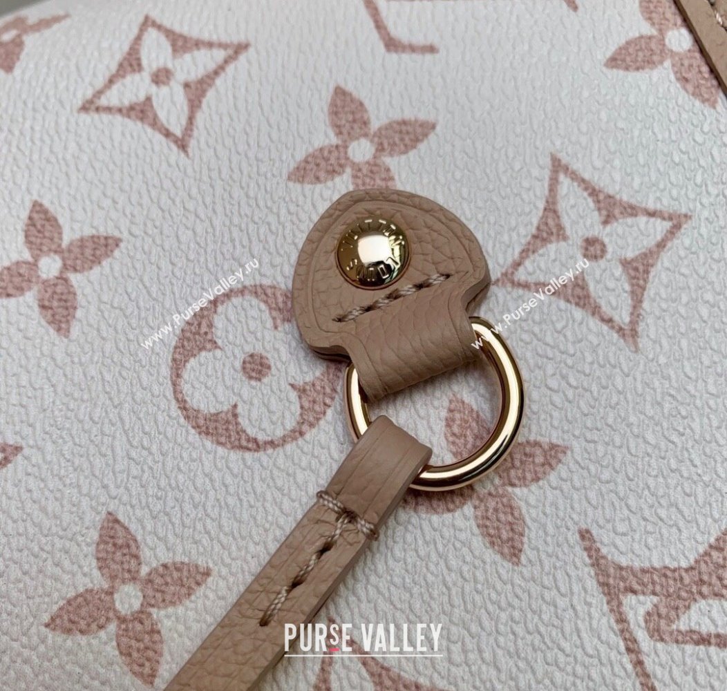 Louis Vuitton Neverfull Bandouliere Inside Out MM Tote bag Monogram Canvas/Leather White/Beige 2025 25665 (KI-2508110039)