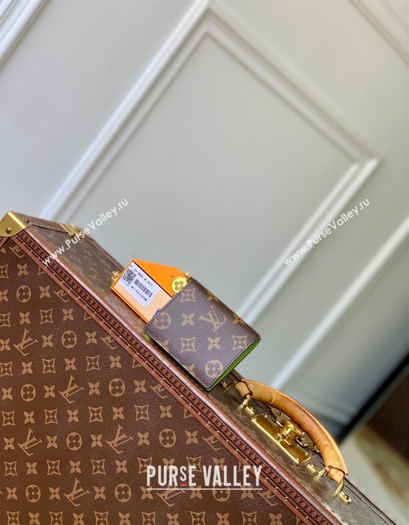 Louis Vuitton LV Charms Pocket Wallet M14628 Green 2025 (KI-2508110040)