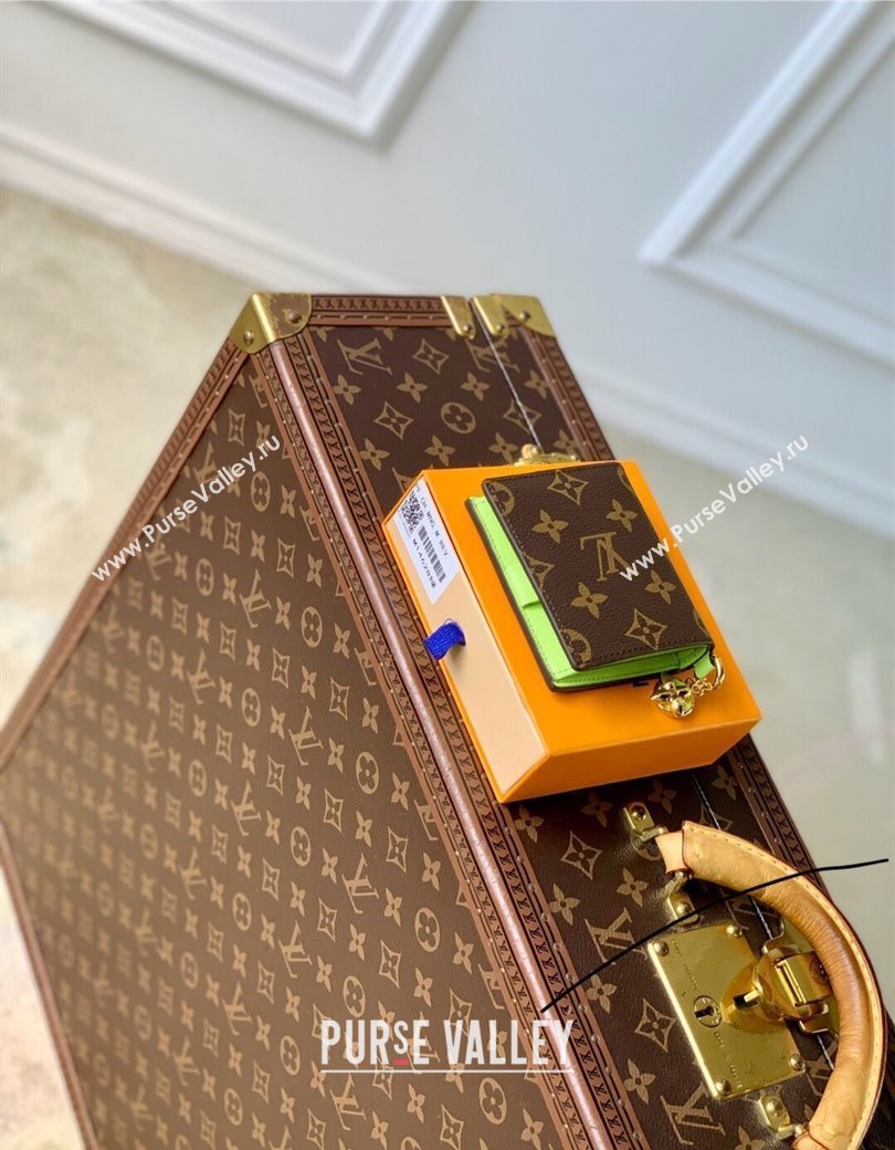 Louis Vuitton LV Charms Pocket Wallet M14628 Green 2025 (KI-2508110040)